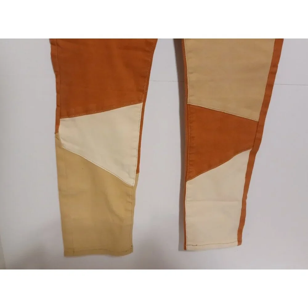 vamberfia Patchwork Stretch Size Large  32X29 jeans - Picture 2 of 7